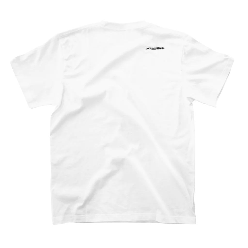 BEARGUNDYのくくくくま Regular Fit T-Shirtの裏面