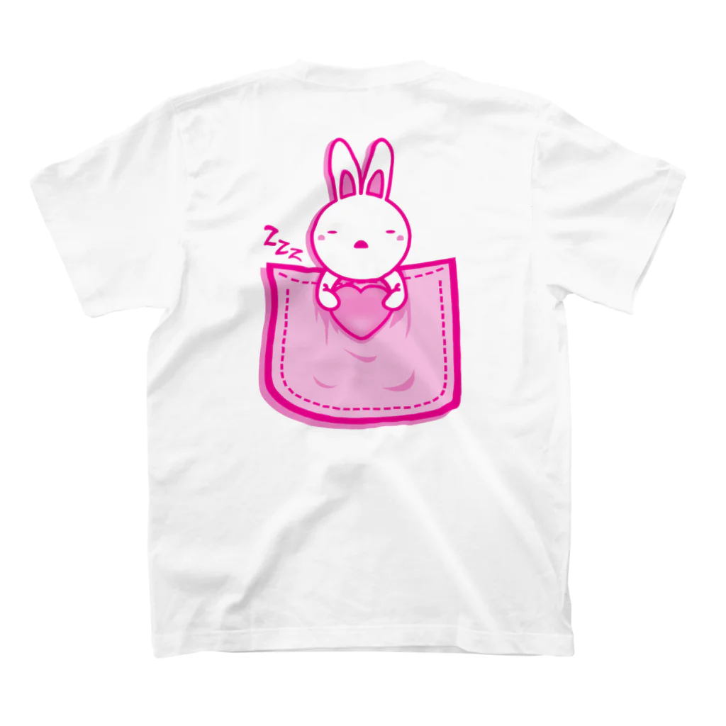 AURA_HYSTERICAのRabbit_in_the_Pocket スタンダードTシャツの裏面