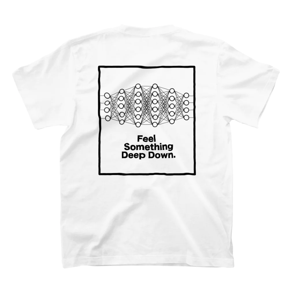 Random WalkerのFeel Something Deep Down. スタンダードTシャツの裏面