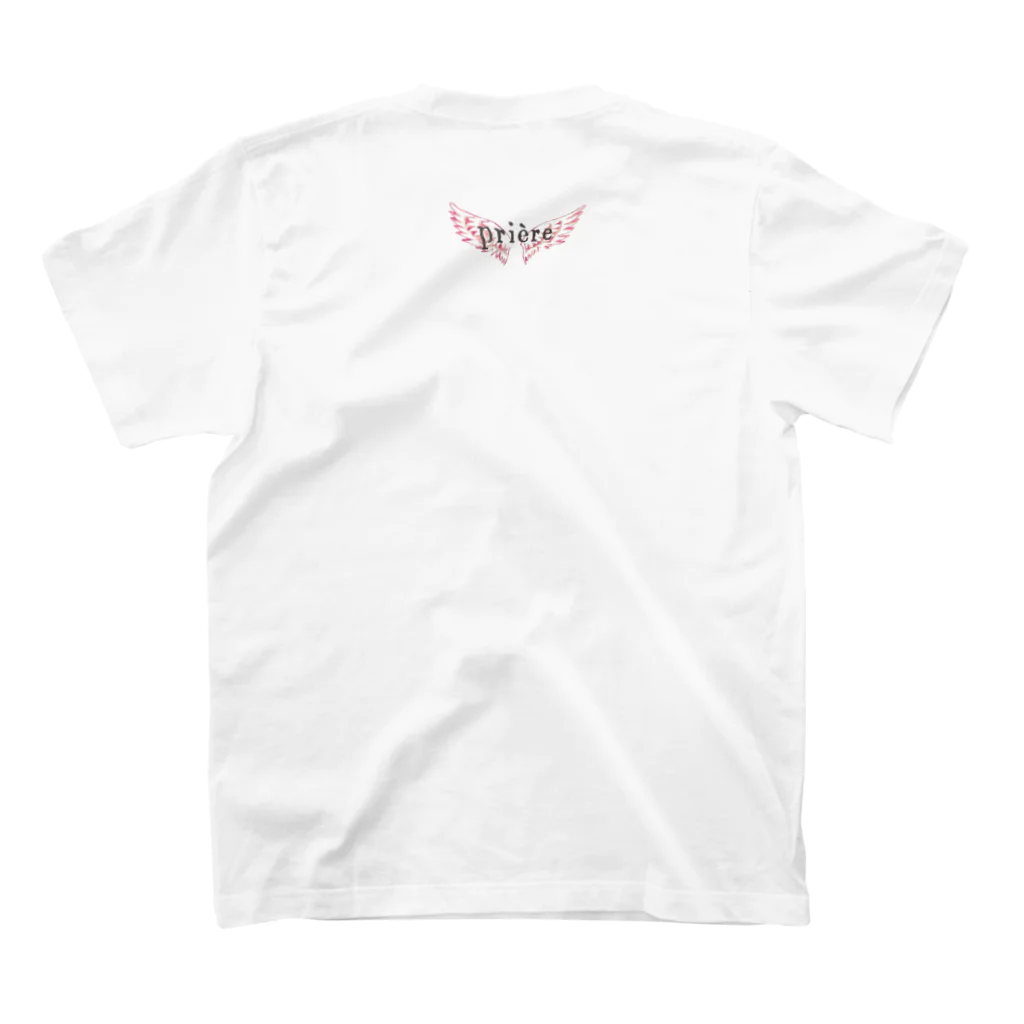  prièreの解放(ライト) スタンダードTシャツの裏面