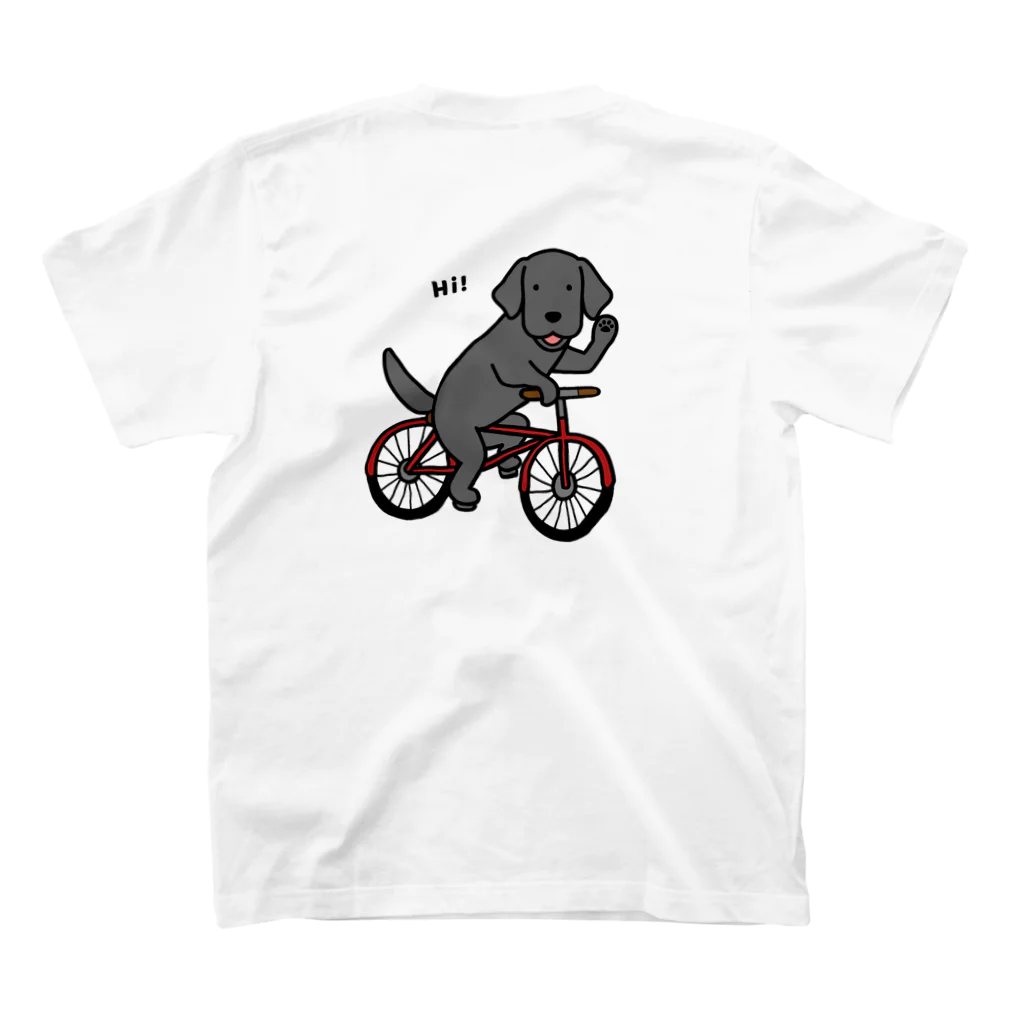 efrinmanのbicycleラブ 黒（両面2） スタンダードTシャツの裏面