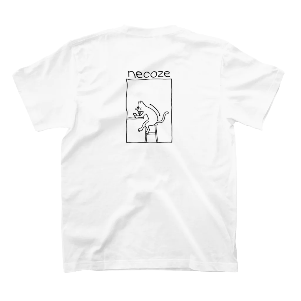  - Studio Opicon Store - のnecoze スタンダードTシャツの裏面