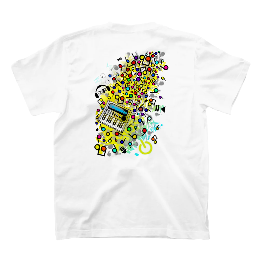 AURA_HYSTERICAのInstant_Music スタンダードTシャツの裏面