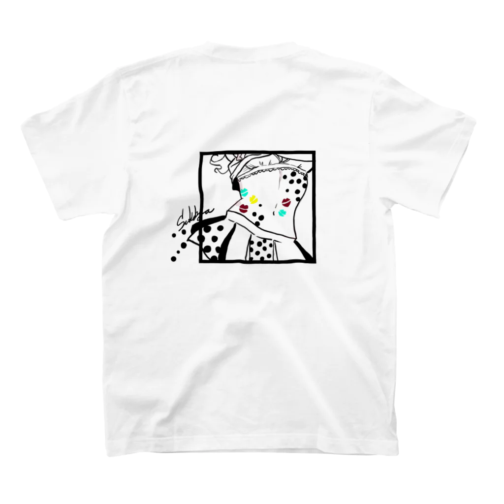 すっきゃのタピオカガール表裏T スタンダードTシャツの裏面