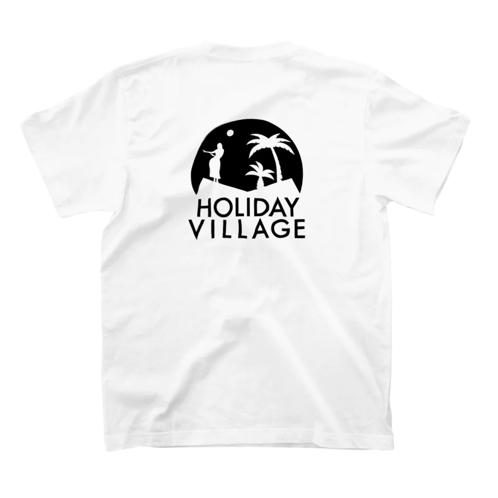 Holiday Village レンタルスペース&カフェのHoliday Village　オリジナル Regular Fit T-Shirtの裏面