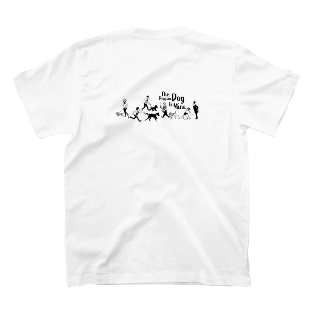 hilo tomula トムラ ヒロのThe Doggone Dog Is Mine  Boys スタンダードTシャツの裏面