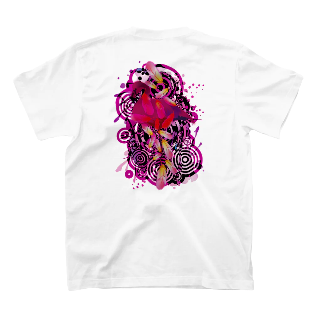 AURA_HYSTERICAのFlamingo スタンダードTシャツの裏面