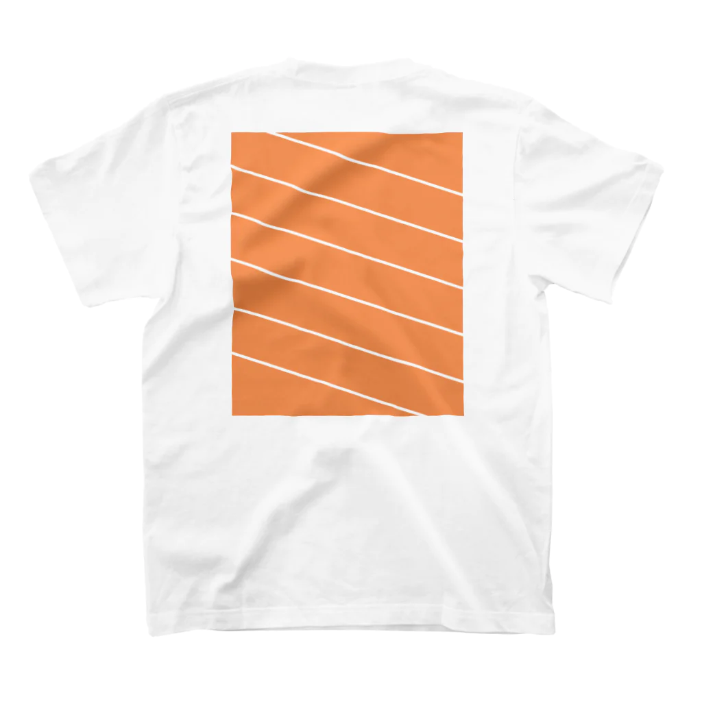 ペンギン寿司のSALMON スタンダードTシャツの裏面