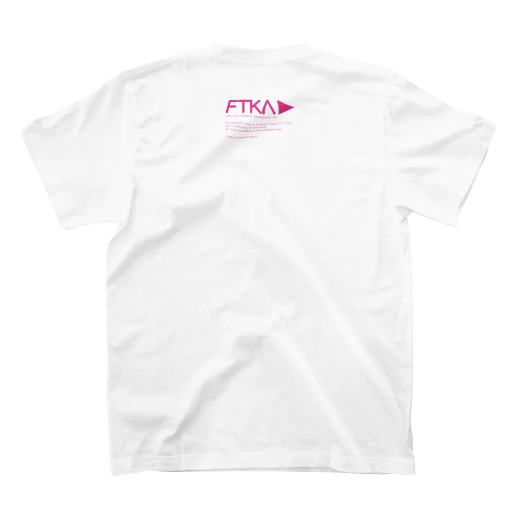 (*･ω･)ﾉ▲和栗▲のFTKA スタンダードTシャツの裏面