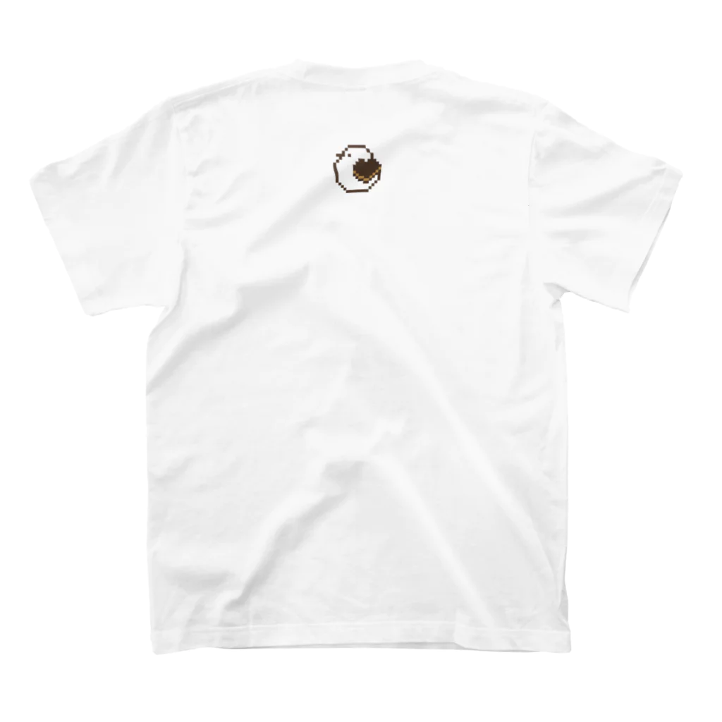 Azma Micaのドット絵シマエナガ Regular Fit T-Shirtの裏面