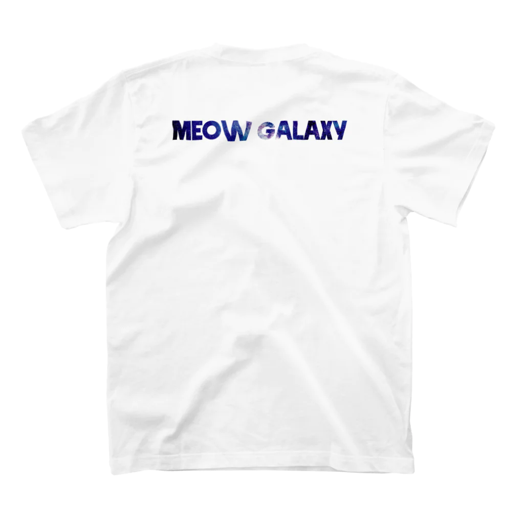 MEOW GALAXYのnot here スタンダードTシャツの裏面