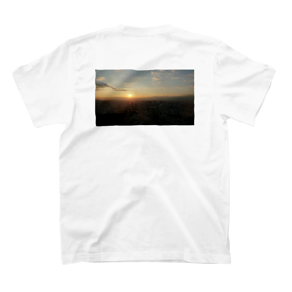 vのSunset スタンダードTシャツの裏面