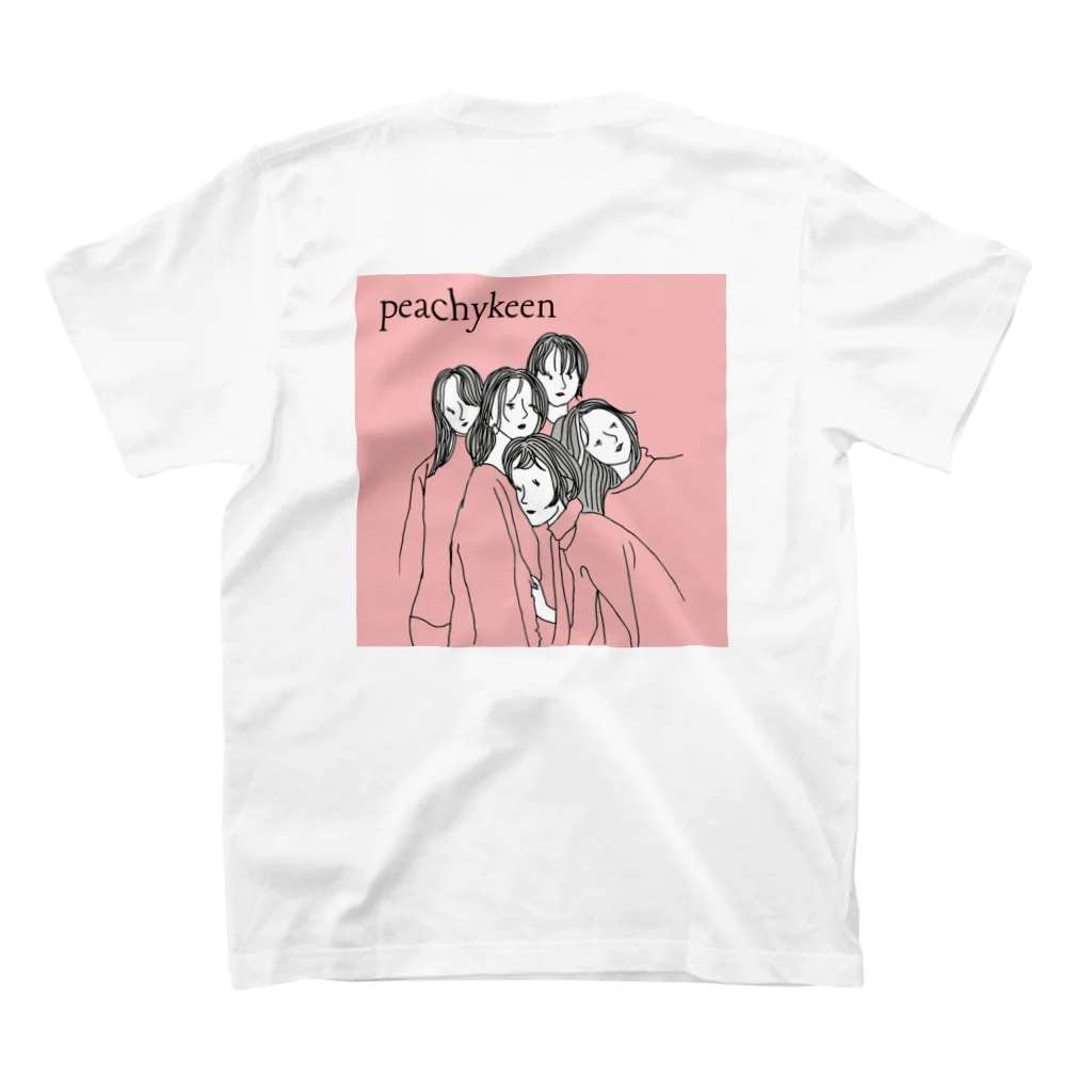 peachykeenのfive angels スタンダードTシャツの裏面