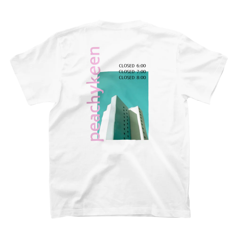 peachykeenのcity スタンダードTシャツの裏面