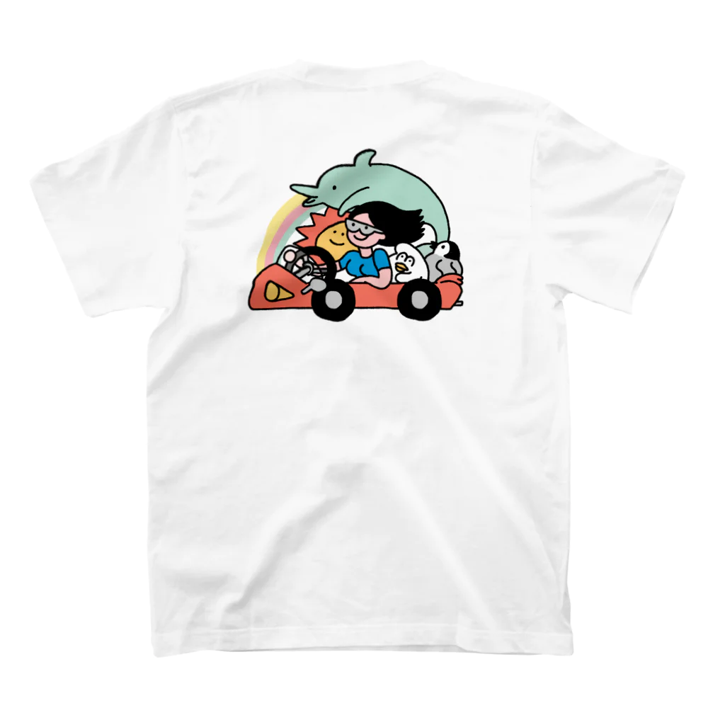 mugny shopのドライブ スタンダードTシャツの裏面