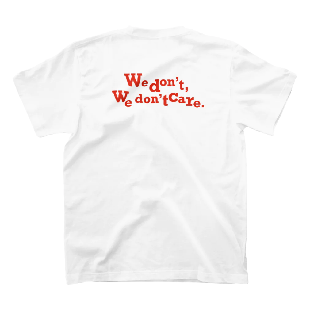 thymerのWe don’t care R Regular Fit T-Shirtの裏面