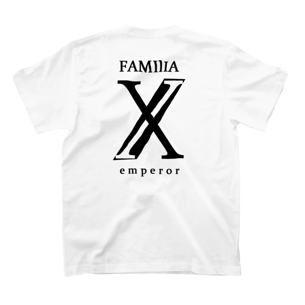 FAMIlIAのFAMIlIA emperor tシャツ スタンダードTシャツの裏面