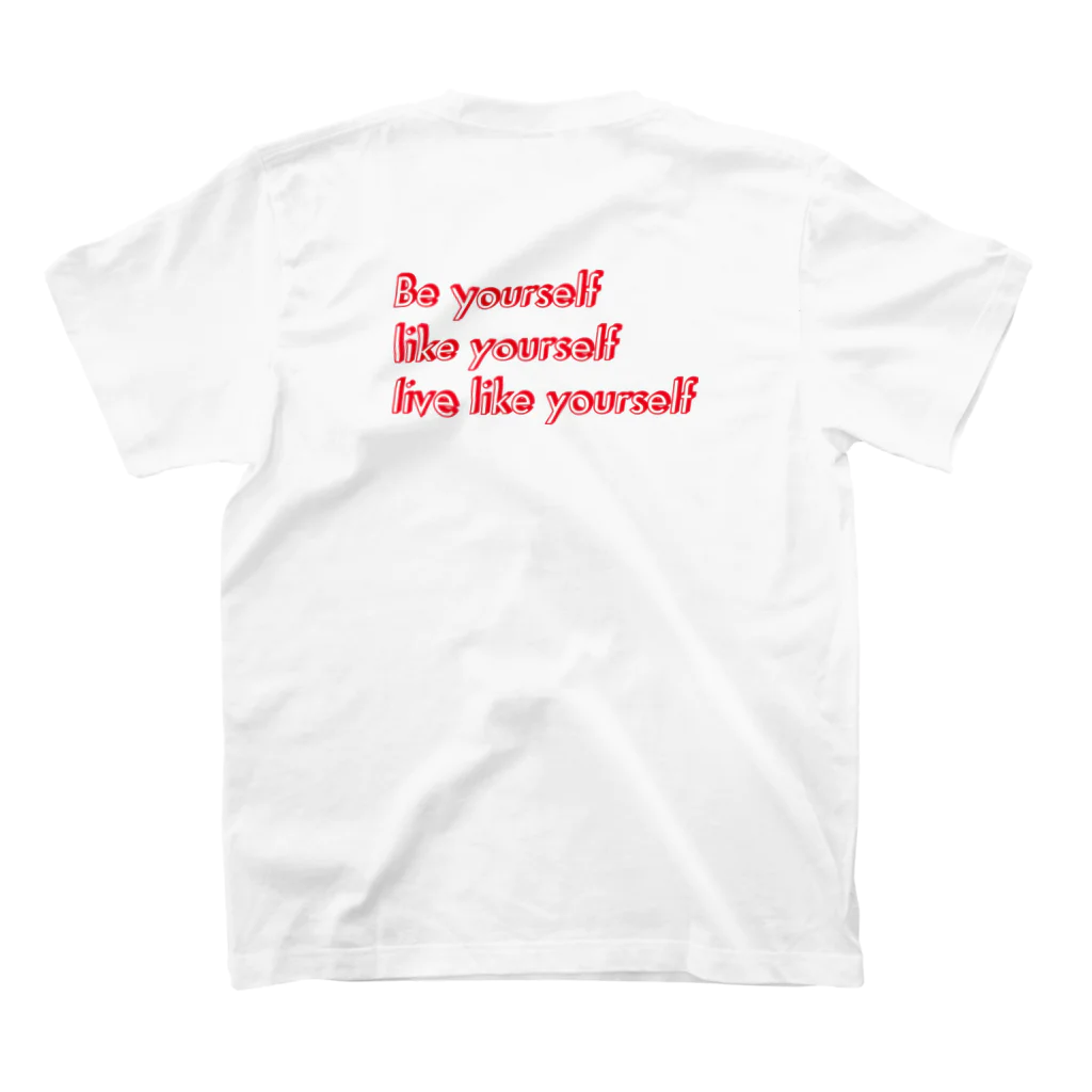 nakamaruのyourself BEAR スタンダードTシャツの裏面