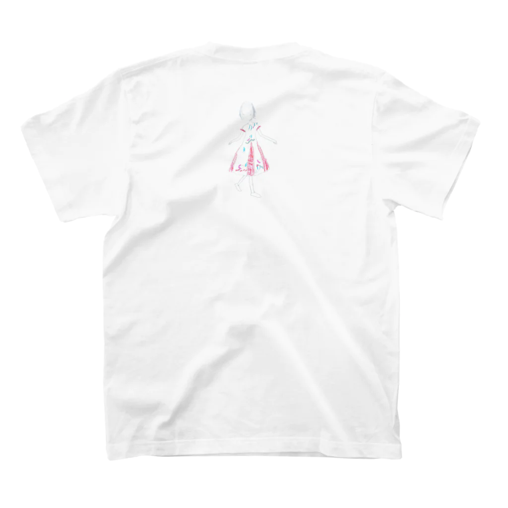 hinano_picture_の梅雨が嫌い Regular Fit T-Shirtの裏面