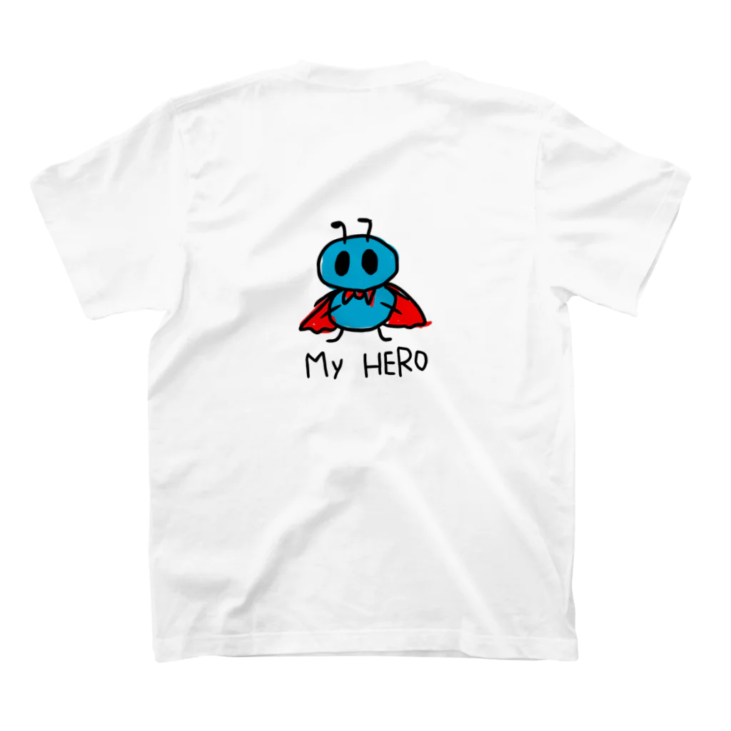 まんまるおもちのMy HERO is ありさん。 スタンダードTシャツの裏面