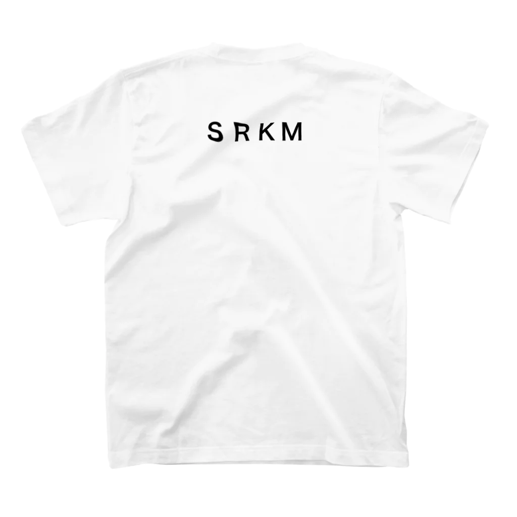 SRKMのSRKM（serif ver.） スタンダードTシャツの裏面