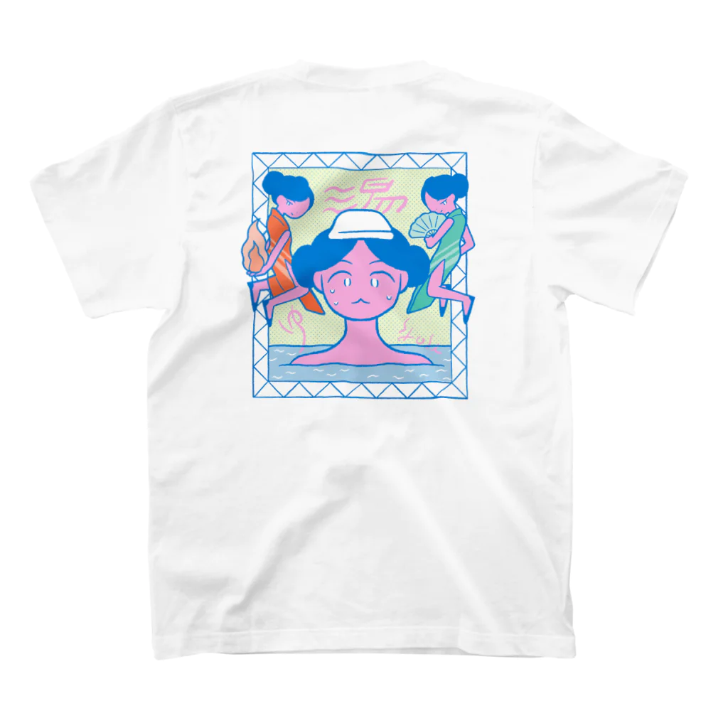 よしだみさこのYUAGARI♨ スタンダードTシャツの裏面