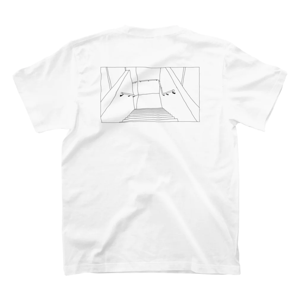 5のstairs スタンダードTシャツの裏面