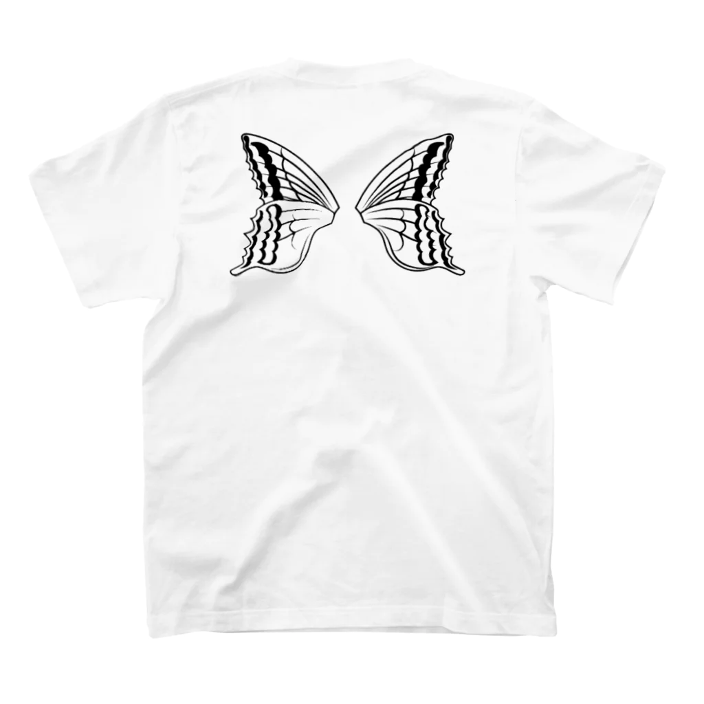 C.lzlbのButterfly スタンダードTシャツの裏面