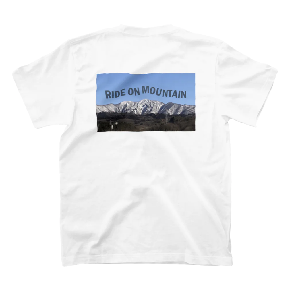 matsuiのRIDE ON MOUNTAIN スタンダードTシャツの裏面