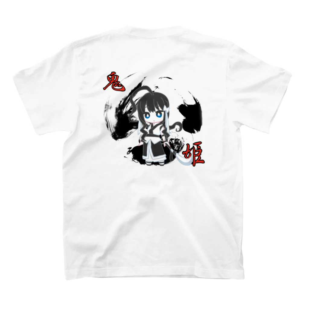 NOMAD-LAB The shopの戦慄の鬼姫 スタンダードTシャツの裏面