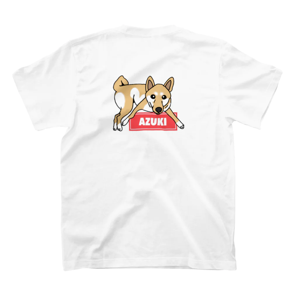 PetTee(ペッティー)のあずきちゃん スタンダードTシャツの裏面