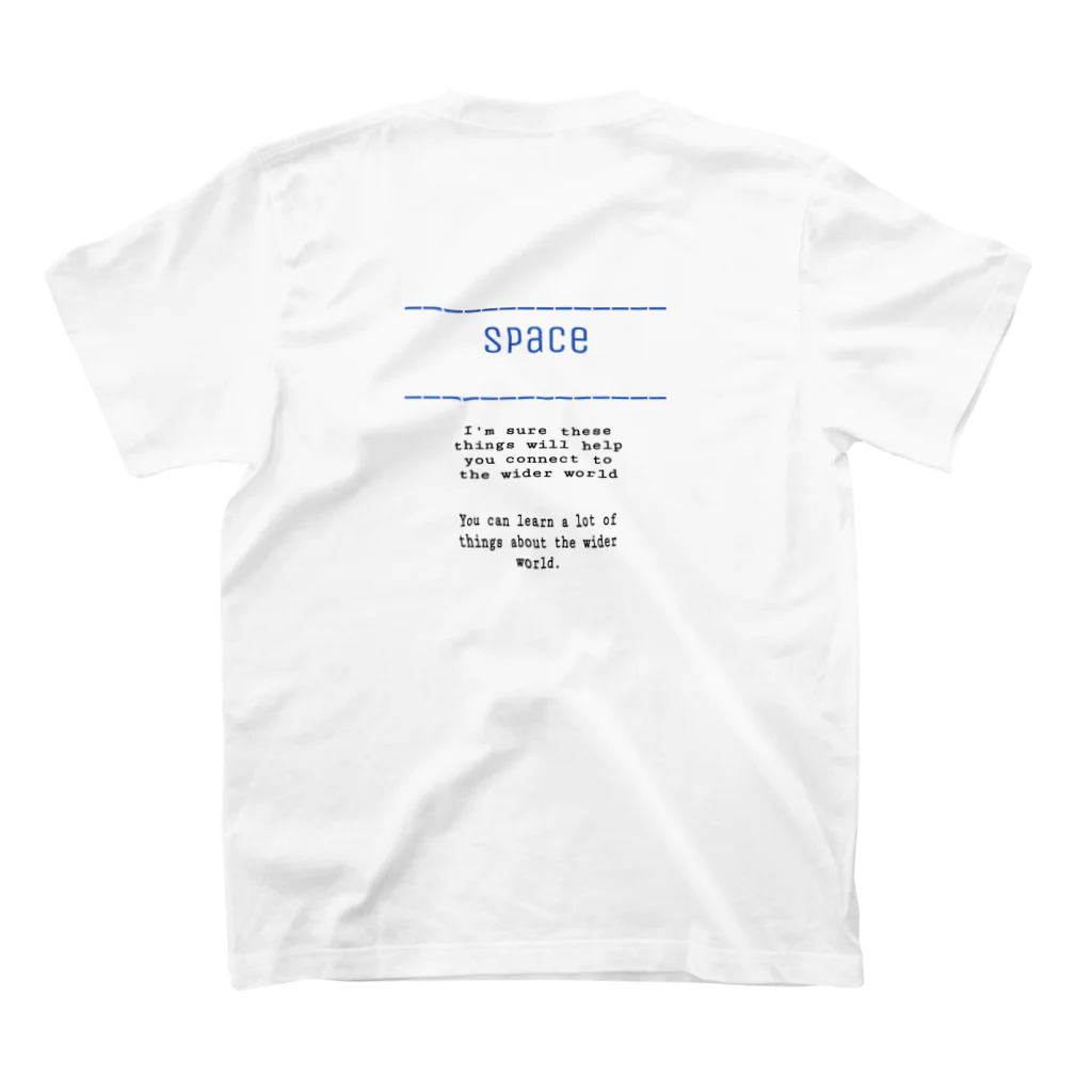 space＆mt_officialのspace スタンダードTシャツの裏面