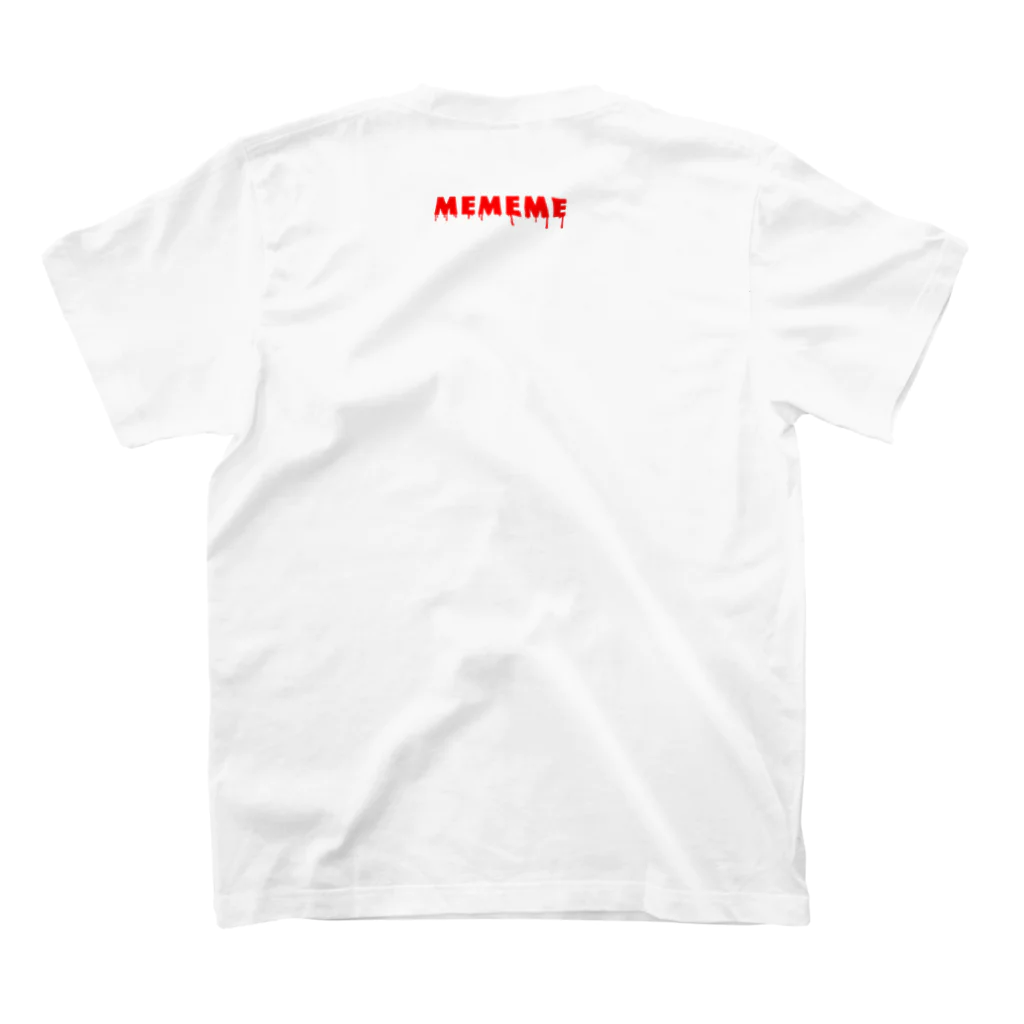 meMEmeの夏に殺される スタンダードTシャツの裏面