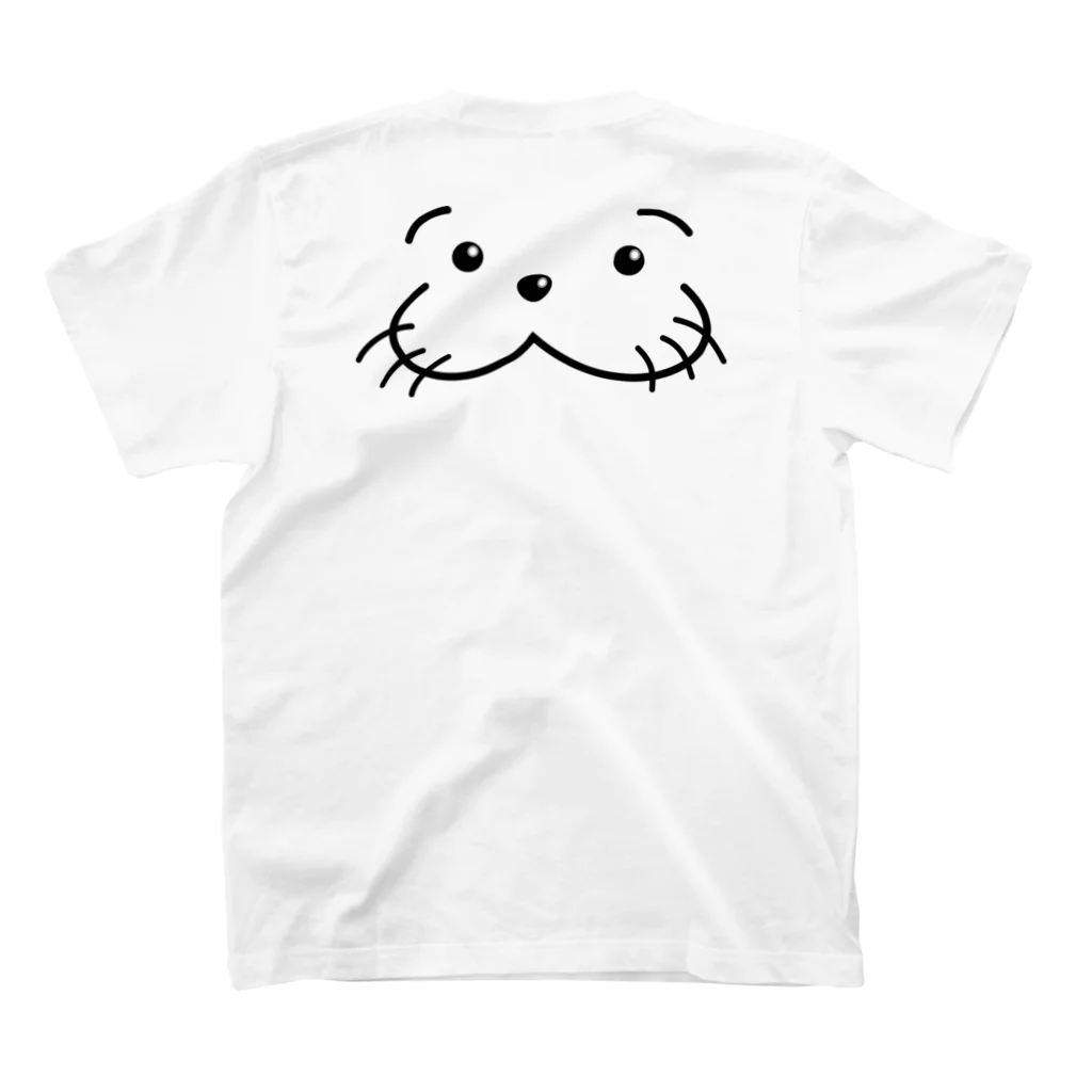 たまおやさんのうらいけめん スタンダードTシャツの裏面