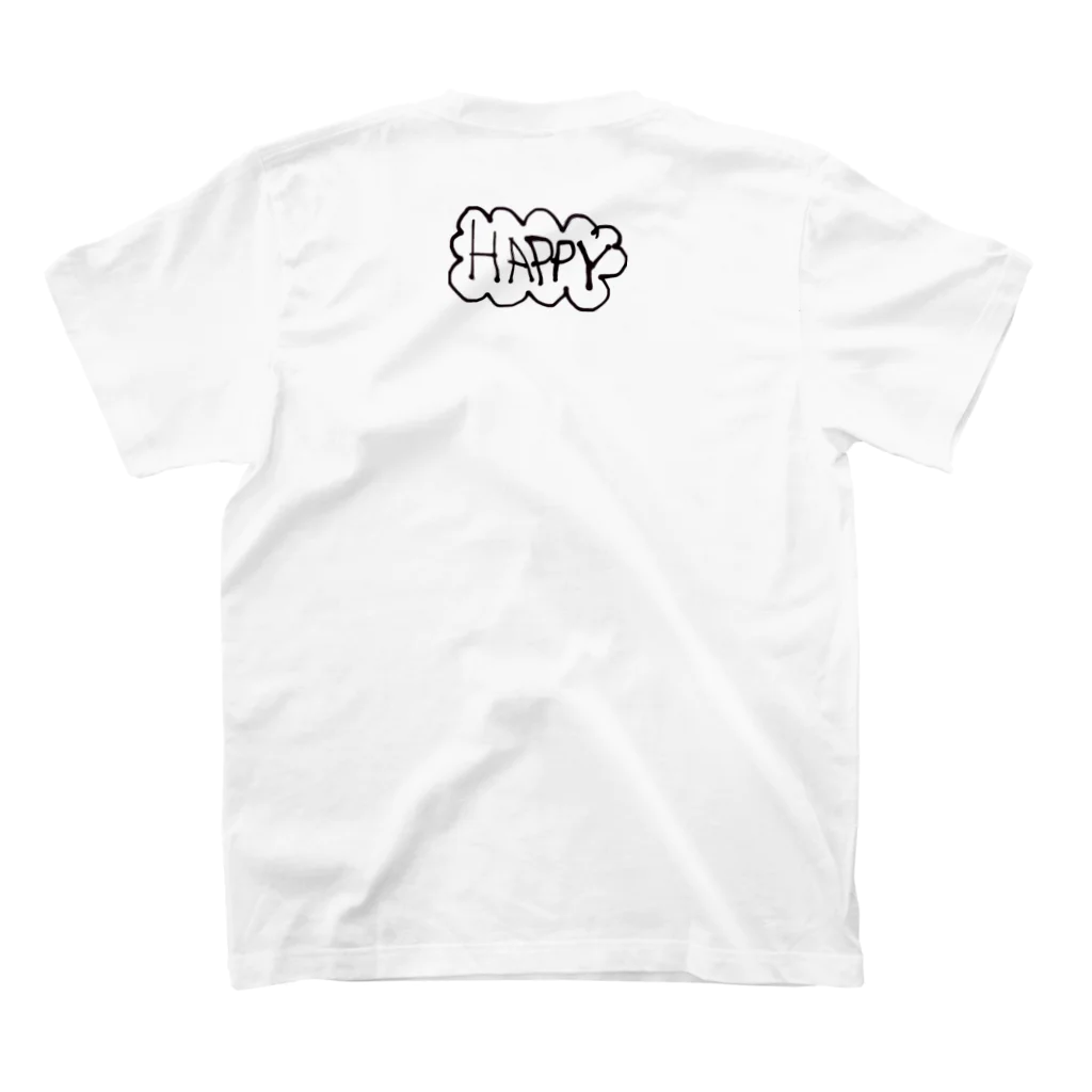 カエルモチーフオリジナルグッズのオリジナルカエルグッズ Regular Fit T-Shirtの裏面