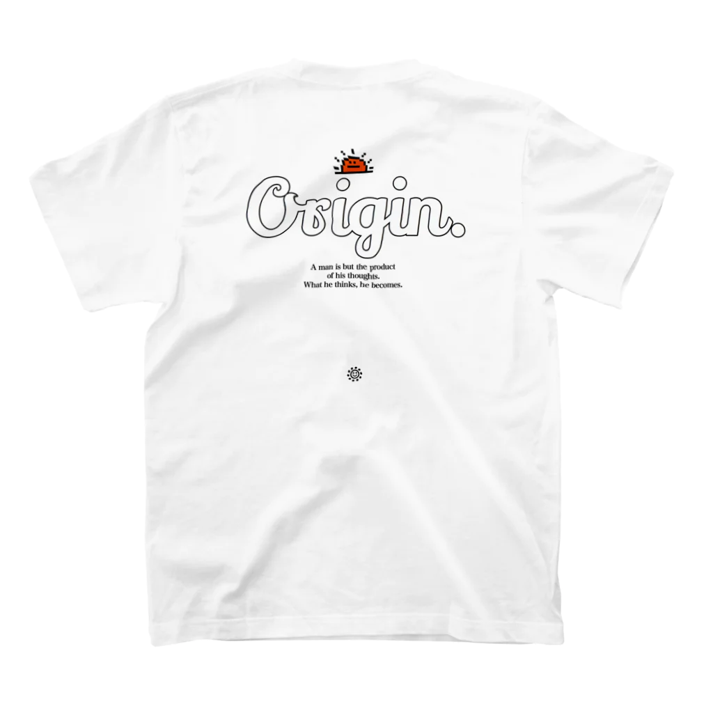 ORIGIN.のoriginT スタンダードTシャツの裏面