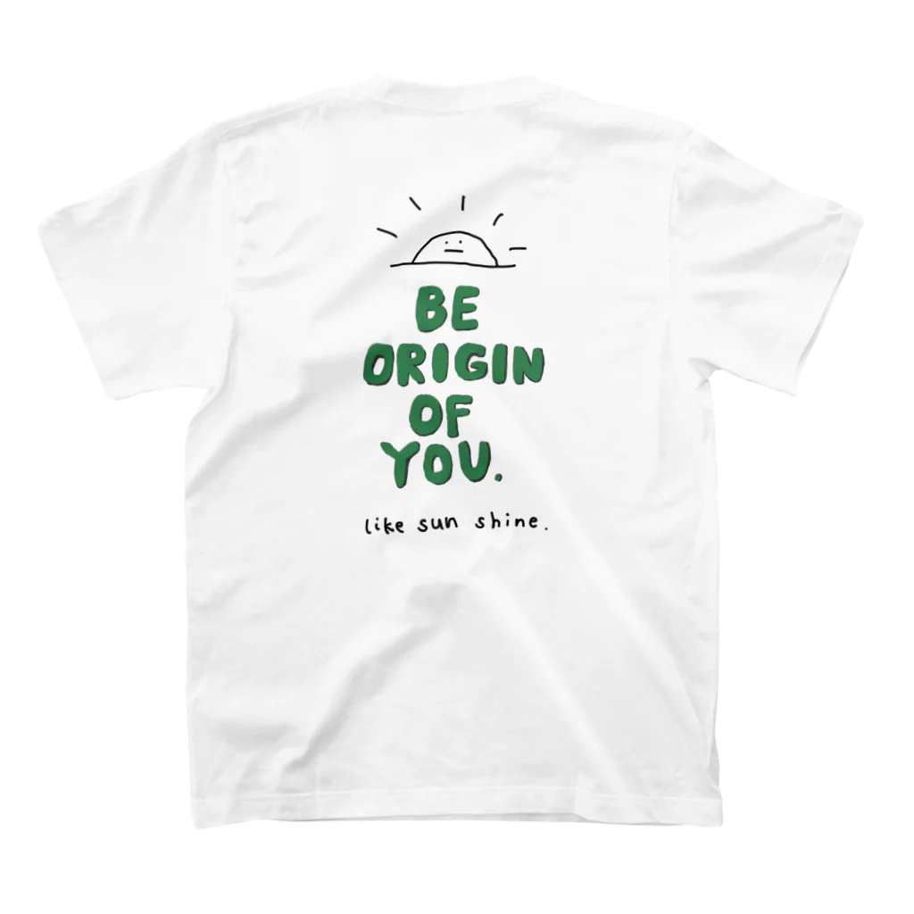 ORIGIN.のoriginT green Regular Fit T-Shirtの裏面