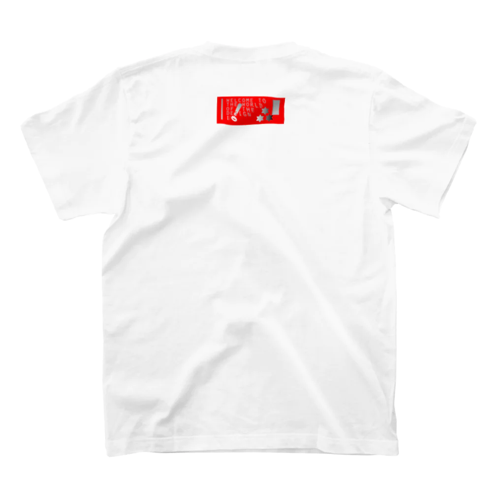 IO-DESIGNのアイ・オー　デザインロゴ［フラット］ スタンダードTシャツの裏面