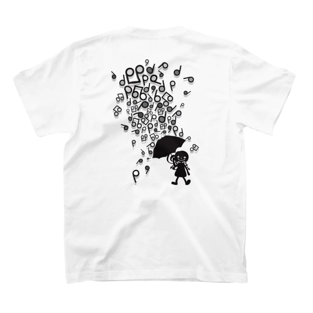 AURA_HYSTERICAのSingin' in the Rain スタンダードTシャツの裏面