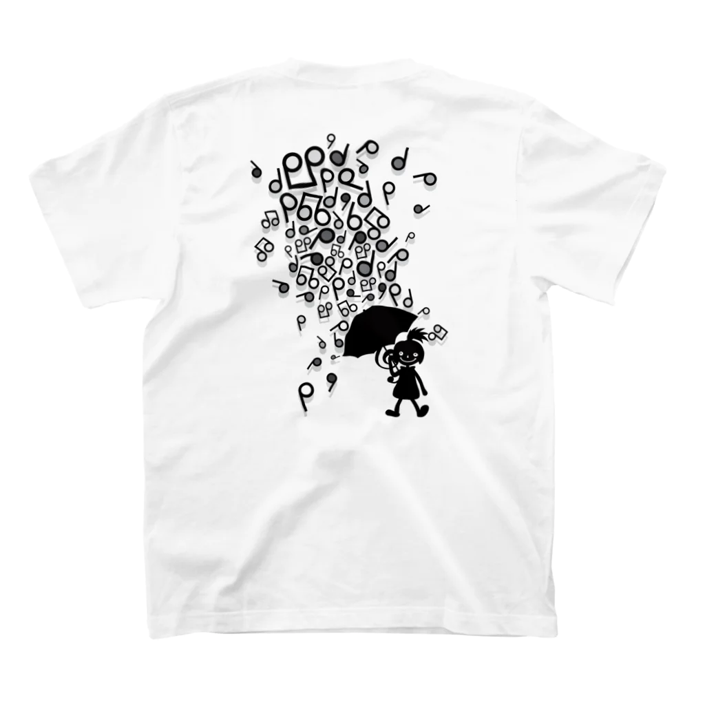 AURA_HYSTERICAのSingin' in the Rain スタンダードTシャツの裏面