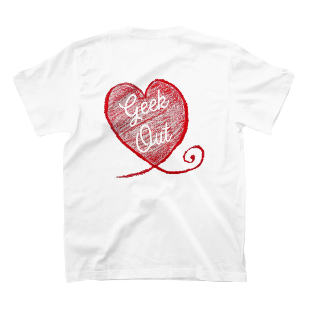 GeekOut TrialのCrayon Heart logo S/S Tee Regular Fit T-Shirtの裏面