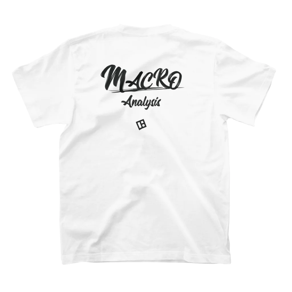 Webpla [ウェブプラ]のMACRO ANALYSIS スタンダードTシャツの裏面