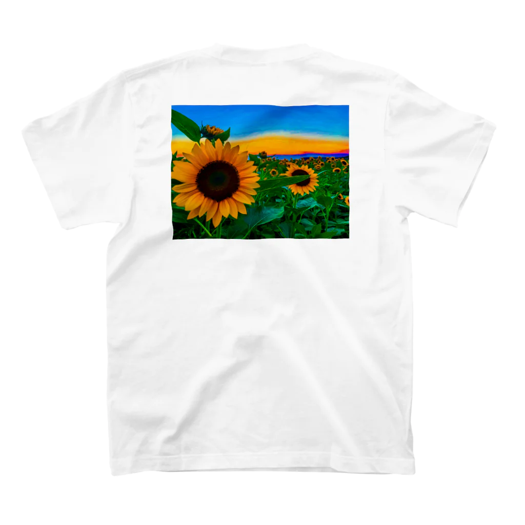 filmsのfilms sunflower's スタンダードTシャツの裏面