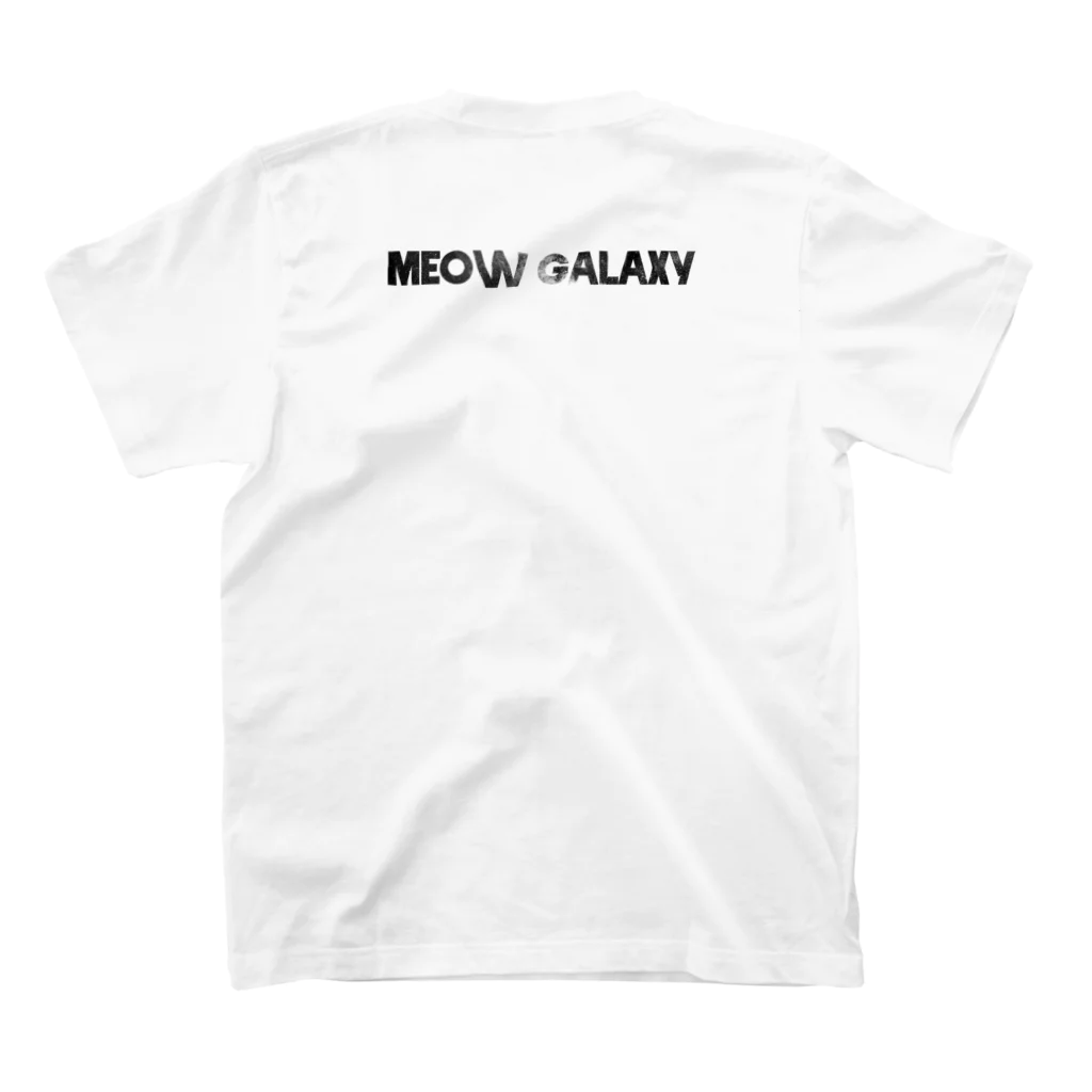 MEOW GALAXYのcat moon スタンダードTシャツの裏面