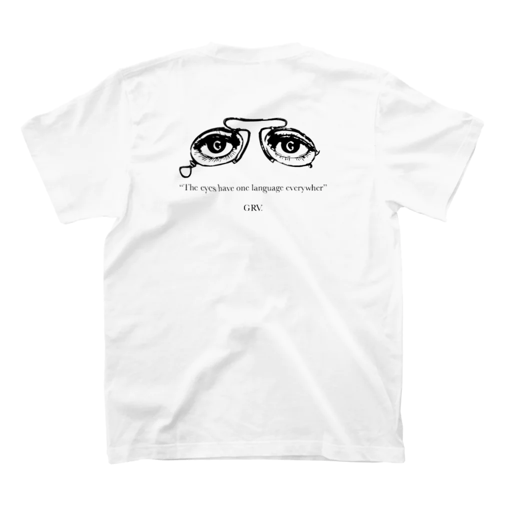 #Groove©︎ Online shopのEye. George Harbart スタンダードTシャツの裏面