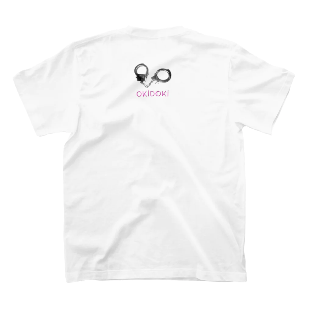 OKiDOKiの手錠デザインType A スタンダードTシャツの裏面