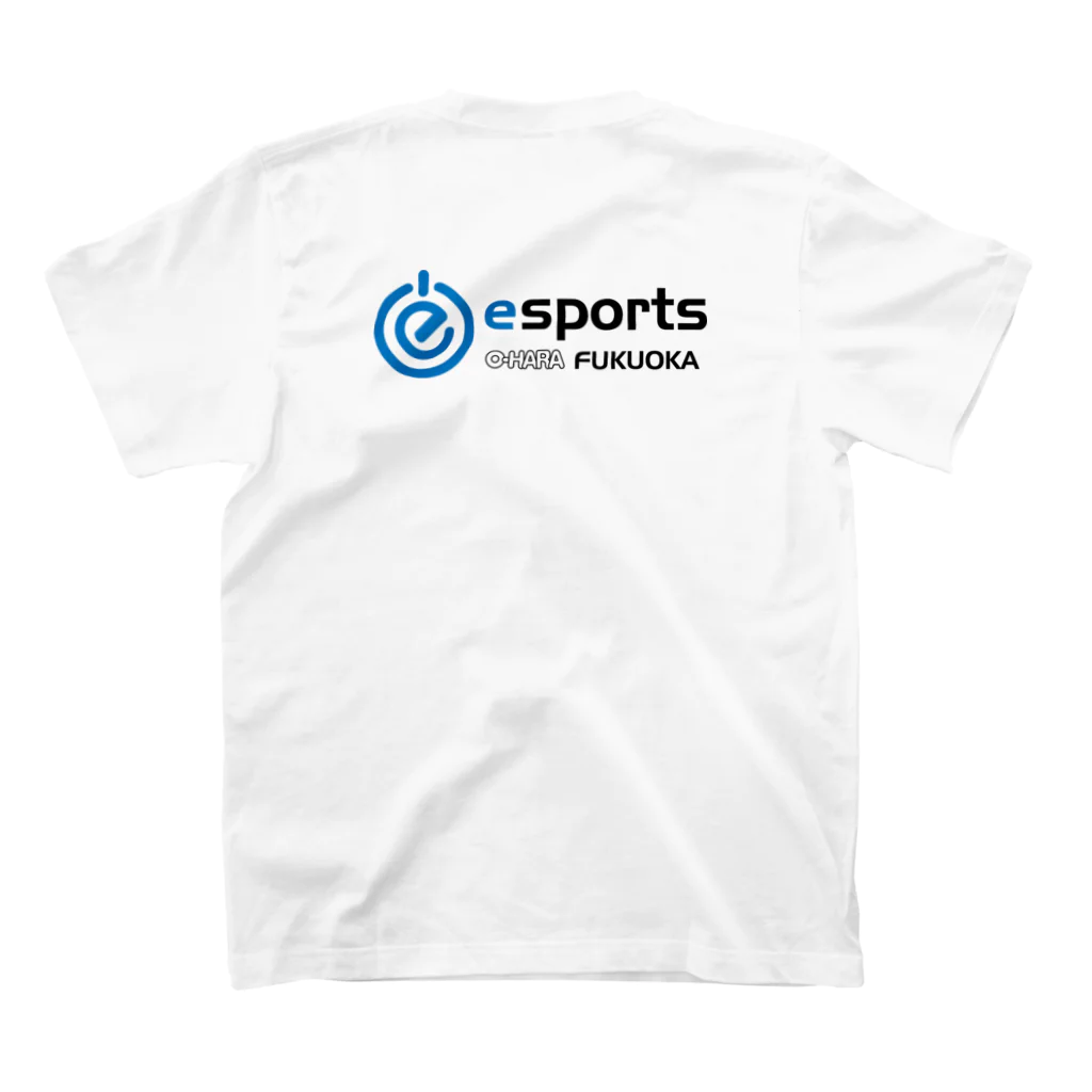 大原学園 福岡校 eスポーツ部のeスポーツ大原福岡　横ロゴ スタンダードTシャツの裏面