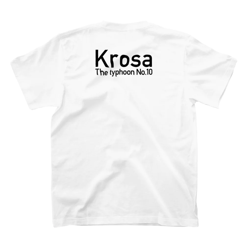 マルガオ雑貨店のKrosa -the typhoon No.10- スタンダードTシャツの裏面