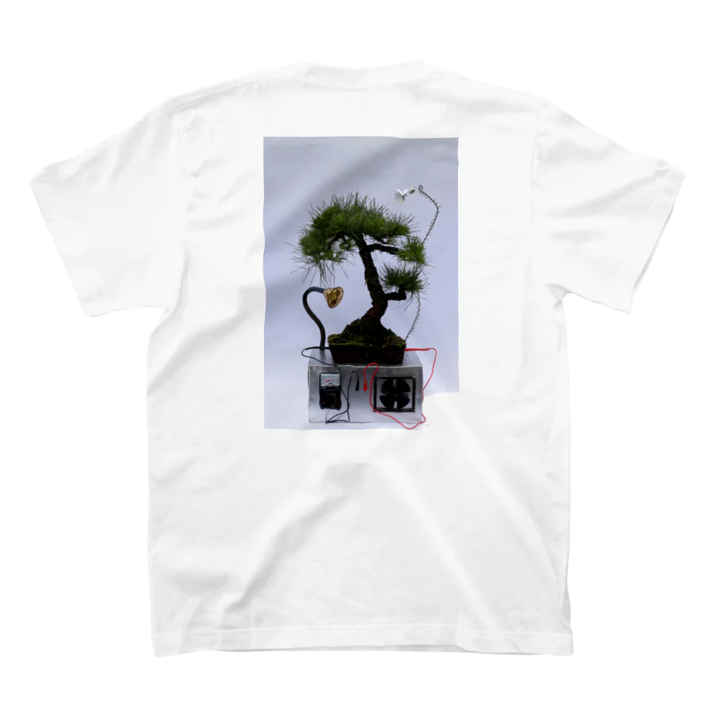 AMU KAGOSHIMAのsaku.Botanicalworks  デザインTシャツ 티셔츠の裏面