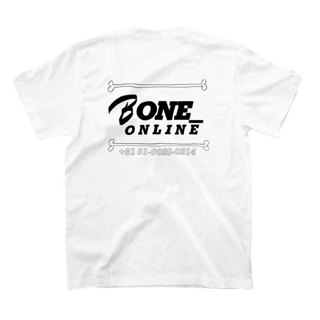 BONE_ONLINEのほねほね スタンダードTシャツの裏面